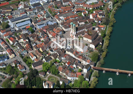 Bad Saeckingen mit Altstadt und Muensters Foto Stock