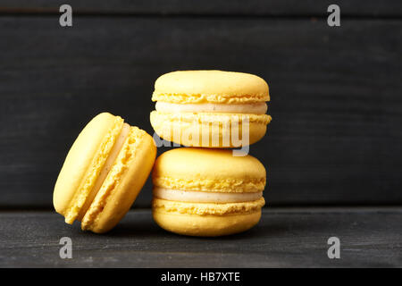 Francese dessert deliziosi amaretti Foto Stock