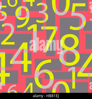 Modello senza cuciture con lettere Foto Stock