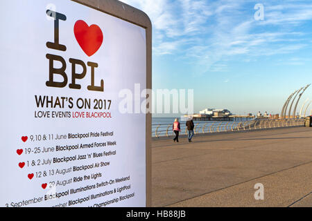 North Pier di Blackpool, Lancashire, Regno Unito   passeggiata sul promontorio della torre, REGNO UNITO Foto Stock