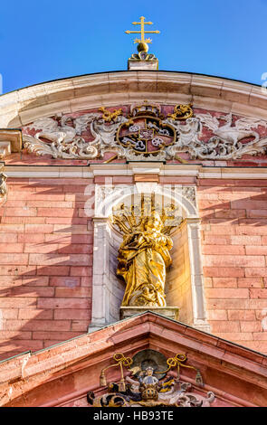 Madre di Dio la Chiesa Parrocchiale di Aschaffenburg Foto Stock