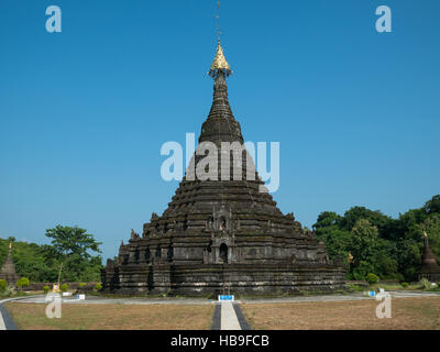 Sakya Man Aung, una pagoda a Mrauk U, la Stato di Rakhine di Myanmar. Foto Stock