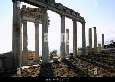 Acropoli Pergamon Turchia Foto Stock