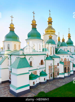 San Sophia Cattedrale al tramonto. L'Ucraina Foto Stock