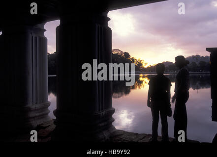 SRI LANKA Lago Kandy Foto Stock