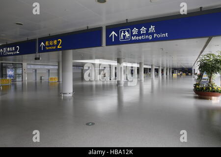 Dall'Aeroporto di Pudong Shanghai in Cina Foto Stock