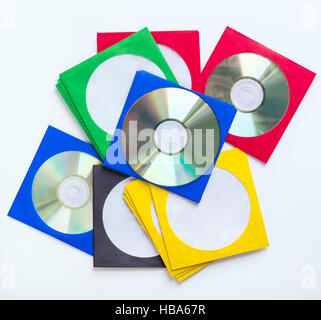 CD / DVD e CD, le buste per dischi Foto Stock