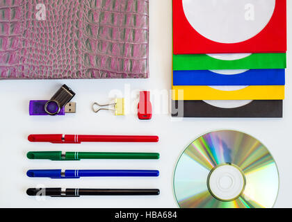 CD / DVD e CD, le buste per dischi Foto Stock