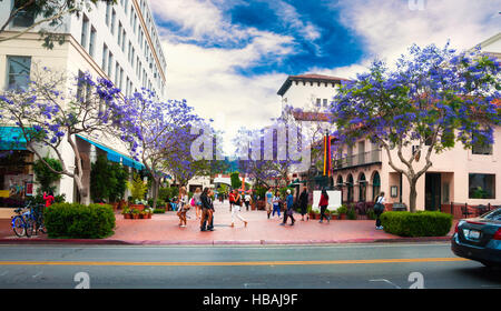 Santa Barbara in California - città americane foto Foto Stock