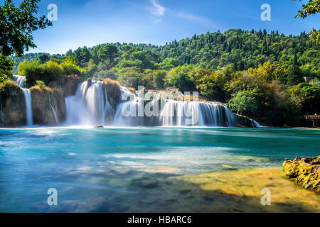Parco Nazionale di Krka, Croazia Foto Stock