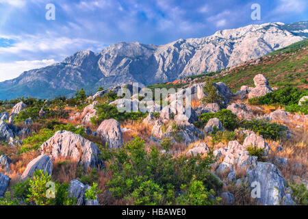 Promajna, Riviera di Makarska, Croazia Foto Stock