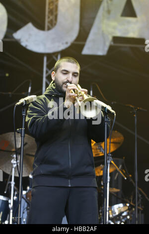 ElbJazz Festival 2013 - Ibrahim Maalouf Foto Stock