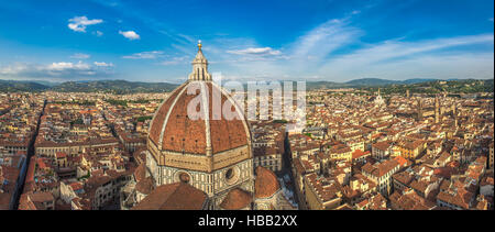 Vista Panoramica di Firenze, Italia Foto Stock