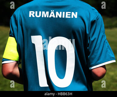 Soccer jersey Romania Foto Stock