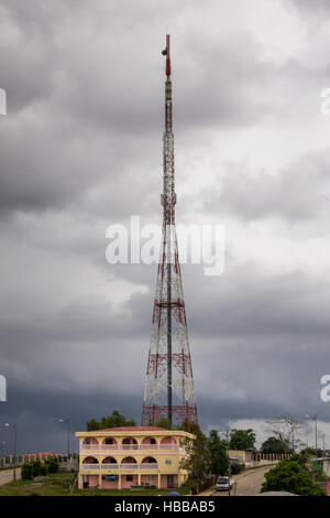 Città di Mongomo in Guinea equatoriale Foto Stock