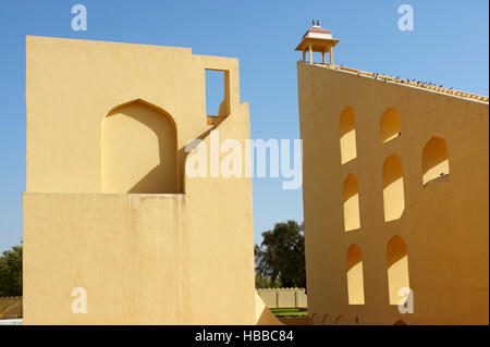 Inde, Rajasthan, Jaipur la ville rose, Observatoir Astronomique (Jantar Mantar). // India Rajasthan, Jaipur la città rosa, Oservatory (Jantar Mantar) Foto Stock