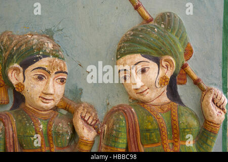 Inde, Rajasthan, Jaipur la ville rose, le City Palace. // India Rajasthan, Jaipur la città rosa, il palazzo della città. Foto Stock