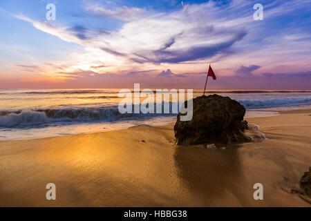 Dreamland Beach a Bali Indonesia Foto Stock