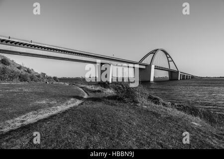 Ponte Fehmarnsund Foto Stock