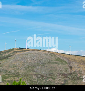 Turbine eoliche Foto Stock