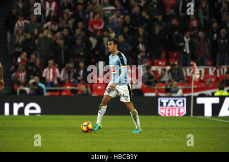 Bilbao, Spagna. 04 Dic, 2016. Mactch Giorno 14 Gioco di La Liga Santander stagione 2016-2017 tra Athletic Club Bilbao e S.D Eibar giocato Stadio di San Mames domenica 4 dicembre 2016. Bilbao, Spagna. 14 Dani Garcia. Credito: VWPics/Alamy Live News Foto Stock