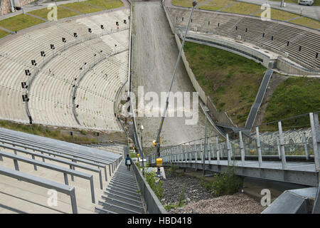 Ski Jump Stadium Holmenkollen in Oslo Foto Stock