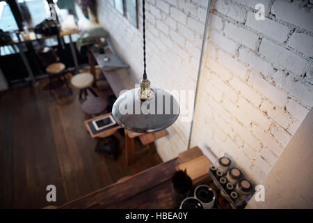 Il Cafe Ristorante Sala da pranzo Caffetteria Bar Caffè Shop Concept Foto Stock