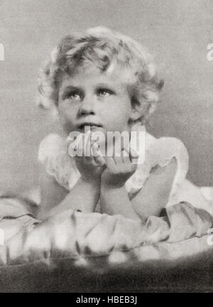 La principessa Margaret, Margaret Rose; 1930 - 2002, aka principessa Margaret Rose. Giovane figlia di Re Giorgio VI e la Regina Elisabetta. Da loro graziose maestà il Re Giorgio VI e la Regina Elisabetta, pubblicato nel 1937. Foto Stock