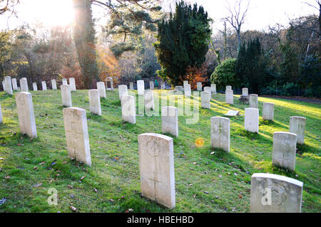 Netley cimitero militare REGNO UNITO Foto Stock