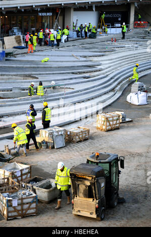 Sito in costruzione per l'estensione del WestQuay Foto Stock