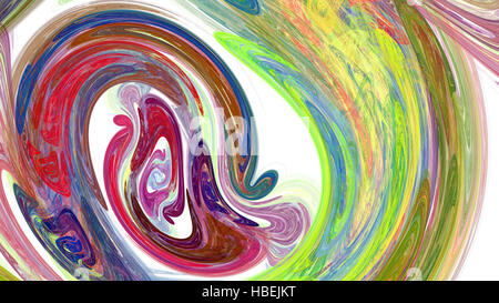 Spirale colorata sfondo astratto Foto Stock