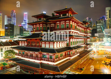 Dente del Buddha reliquia tempio in Singapore Foto Stock