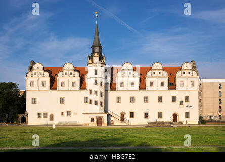 Johannbau con il Museo Storico della città, Dessau, Sassonia-Anhalt, Germania Foto Stock