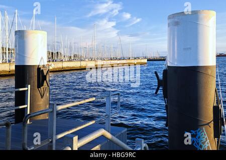 Porto di Laboe Mar Baltico Germania Foto Stock