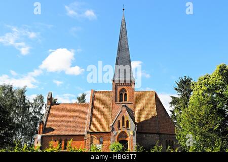 La Chiesa in Germania Lüssow Foto Stock