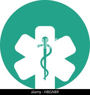 Farmacia simbolo icona isolato illustrazione vettoriale design Illustrazione Vettoriale