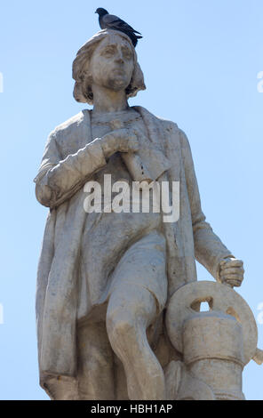 Bird e la scultura a La Paz in Bolivia Foto Stock