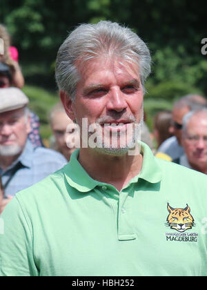 Direttore ZOO Magdeburg il dottor Kai Perret Foto Stock