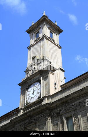 Piazza dei Mercanti, Piazza medievale Foto Stock