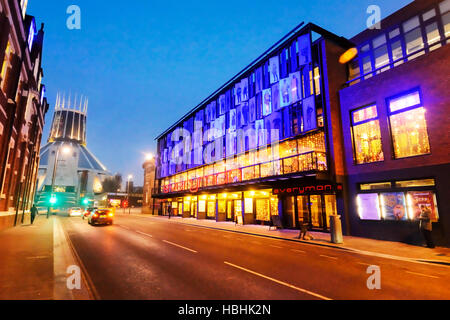 Il rinnovato Teatro Everyman su Hope Street in Liverpool. Foto Stock