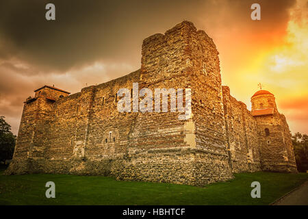 Il castello di Colchester Foto Stock