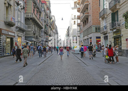 Via Toledo Napoli Foto Stock