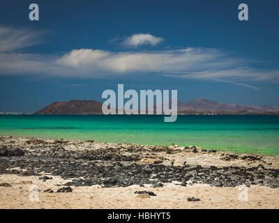 Spiaggia Corralejo Foto Stock