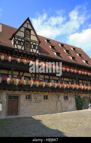 Il XV secolo Alte Hofhaltung in Bamberg Foto Stock