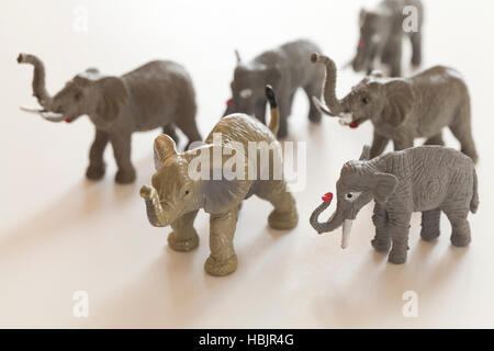 Elephant figure di animali Foto Stock