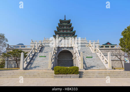 Museo Nazionale del Folklore, Seoul, Corea del Sud Foto Stock