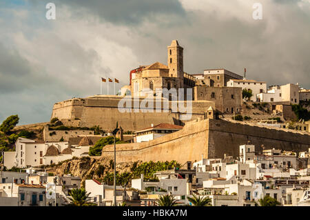 Cattedrale di Santa Maria in Ibiza Foto Stock