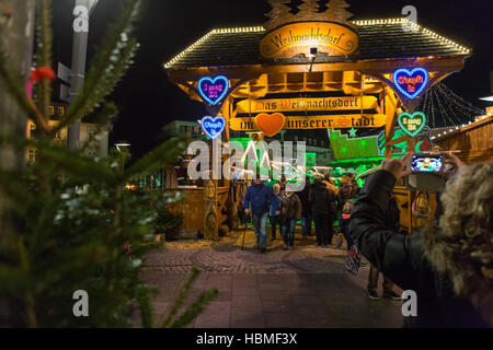 Il mercatino di Natale di Mönchengladbach, Germania Foto Stock