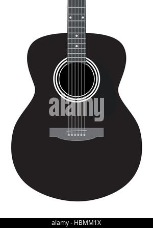 Parte astratta di strumento musicale - chitarra - illustrazione vettoriale Illustrazione Vettoriale