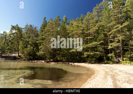 Al Lago Vaenern in Svezia Foto Stock